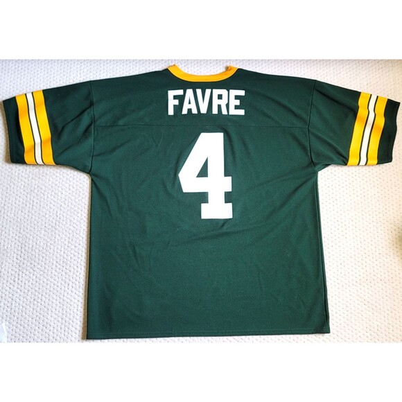 VINTAGE Logo 7 FAVRE Green Bay Packers Men’s Jersey, USA MADE, Mint XL - Picture 1 of 8